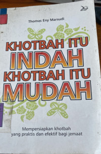 Image of Khotbah itu Indah Khotbah Itu Mudah