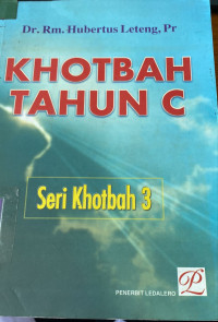 Image of Khotbah Tahun C