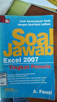 Image of Soal Jawab Excel 2007 Tingkat Pemula