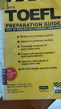 Image of TOEFL Preparation Guide