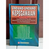 Image of Undang-Undang Kepegawaian Lengkap